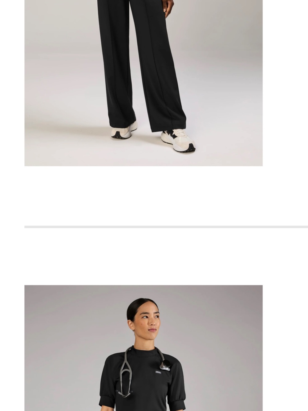 FIGS. FORMX. MATCHING SET Black High Waisted Salina / Top ORA FORMx - Picture 4 of 4